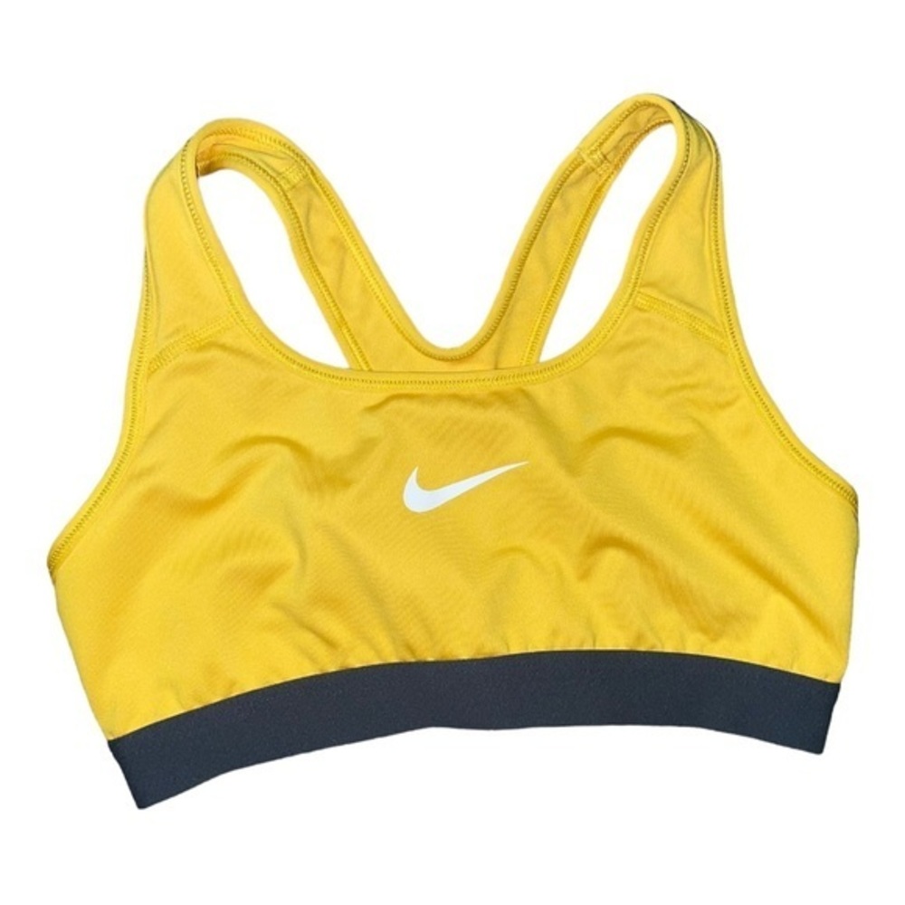 Nike Pro Dri Fit Womens Small Gold/Yellow Sports Bra